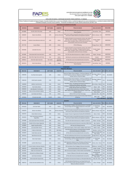 Resultado homologado