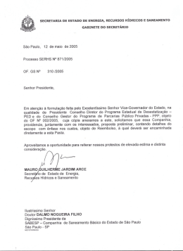 sEcRETARIA DE ESTADO DE ENERGIA, REcuRsos