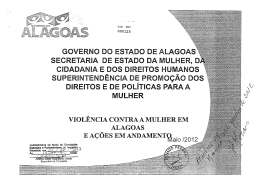 GOVERNO DO ESTADO DE ALAGOAS SECRETARIA DE ESTADO