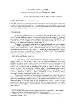 A ret&oacute;rica musical da MPB - Ceart