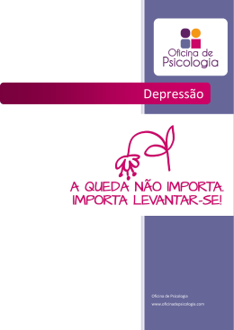 Depressão - Oficina de Psicologia