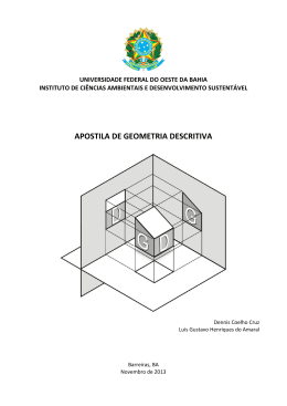 APOSTILA DE GEOMETRIA DESCRITIVA