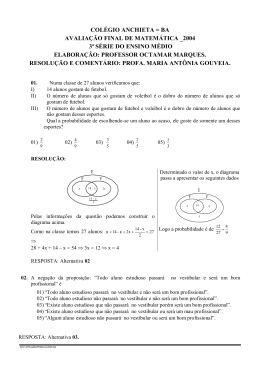 colégio anchieta = ba avaliação final de matemática _2004 3ª série
