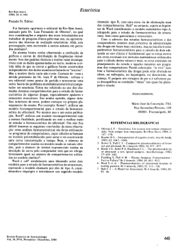 Fei bastante epertune e editerial da Rev Bras Anest,