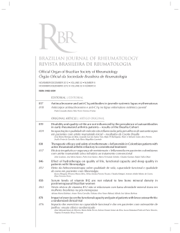 RBR 52(6) - Book.indb - Sociedade Brasileira de Reumatologia