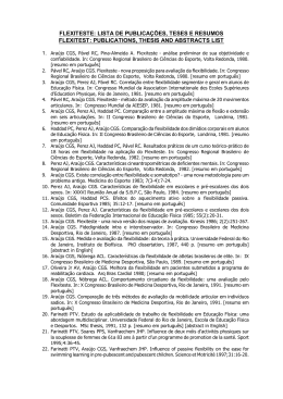 flexiteste: lista de publica&ccedil;&otilde;es, teses e resumos flexitest
