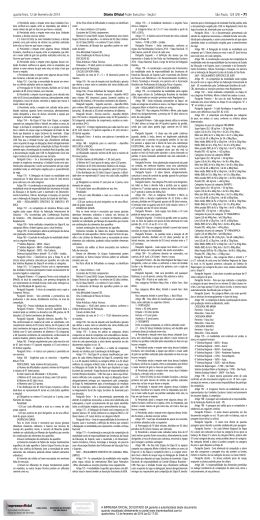 quarta-feira, 12 de fevereiro de 2014 Di&aacute;rio Oficial Poder Executivo