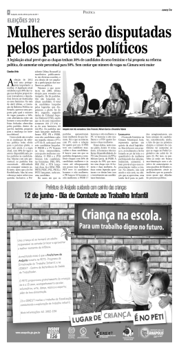 ElEiçõEs 2012 - Jornal Contexto