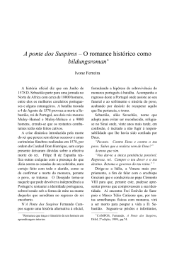 A ponte dos Suspiros – O romance histórico como
