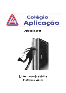 Apostila 2015 - Colégio Aplicação