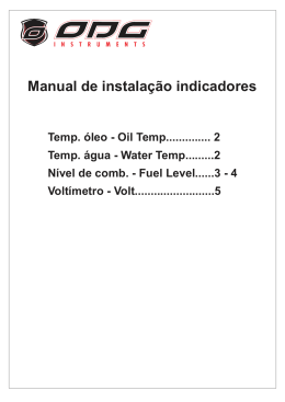 Manual de instru&ccedil;&otilde;es