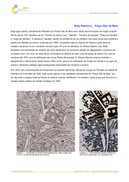 Estudo relativo a Pra&ccedil;a 8 de Maio em pdf.