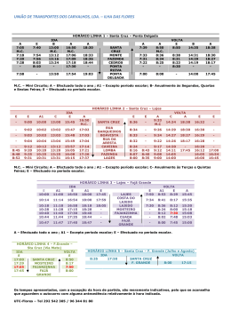 união de transportes dos carvalhos, lda. – ilha das flores