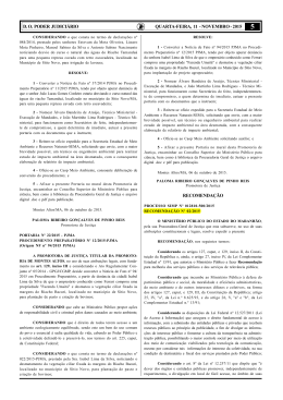 recomenda&ccedil;&atilde;o n&ordm; 02/2015-gpgj, de 04 de novembro de 2015