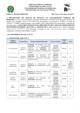 SERVI&Ccedil;O P&Uacute;BLICO FEDERAL MINIST&Eacute;RIO DA EDUCA&Ccedil;&Atilde;O UNIVERSIDADE