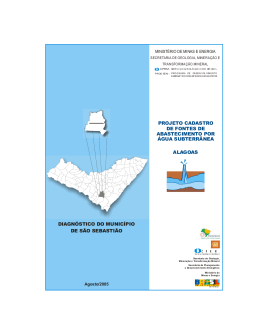 diagn&oacute;stico do munic&iacute;pio de s&atilde;o sebasti&atilde;o alagoas projeto