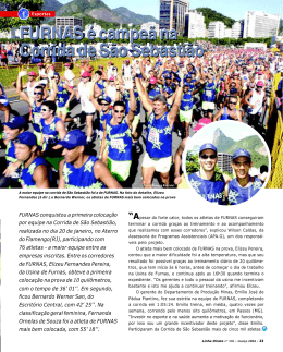 FURNAS &eacute; campe&atilde; na corrida de S&atilde;o Sebasti&atilde;o FURNAS &eacute;