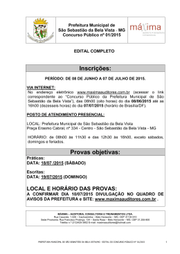 edital - M&aacute;xima auditoria