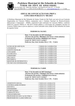 Prefeitura Municipal de S&atilde;o Sebasti&atilde;o da Grama