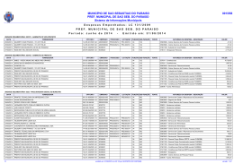 MUNICÍPIO DE SAO SEBASTIAO DO PARAISO 001/058 PREF