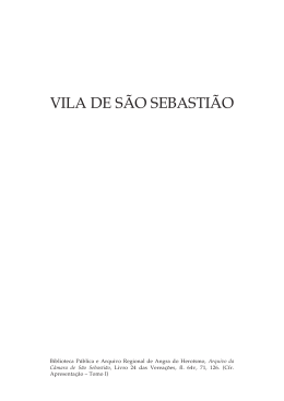 VILA DE S&Atilde;O SEBASTI&Atilde;O
