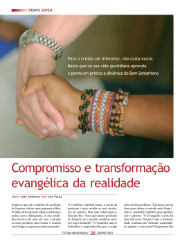 Compromisso e transforma&ccedil;&atilde;o evang&eacute;lica da realidade