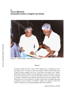 escavando contos e imagens nas Gerais