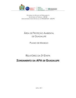 8. Relat&oacute;rio Zoneamento Final - CPRH