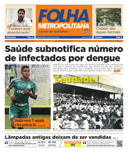 + VEJA MAIS - Folha Metropolitana
