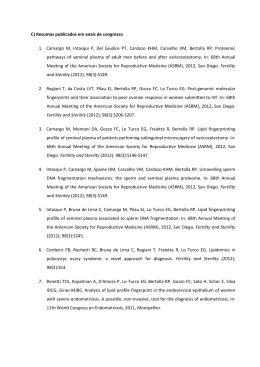 Resumos publicados em anais de congresso