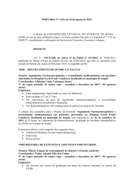 Alteração do Edital 123/2015
