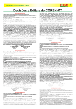 JORNAL COREN SETEMBRO A DEZEMBRO 2006 - N 22