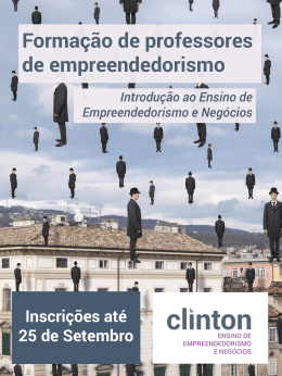 Formação de professores de empreendedorismo