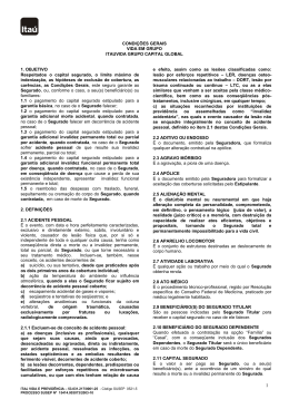 SEGURO DE VIDA EM GRUPO