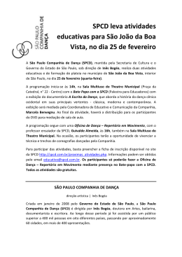 &iacute;ntegra em pdf SPCD leva atividades educativas para S&atilde;o Jo&atilde;o da