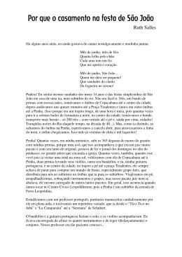 Porque O Casamento Na Festa De Sao Joao
