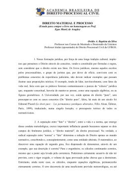 direito material e processo - ABDPC