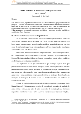 Estudos Medi&aacute;ticos da Publicidade e seu Capital