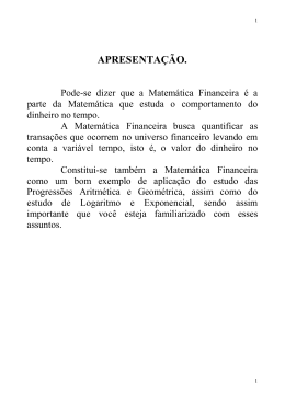 APRESENTA&Ccedil;&Atilde;O.