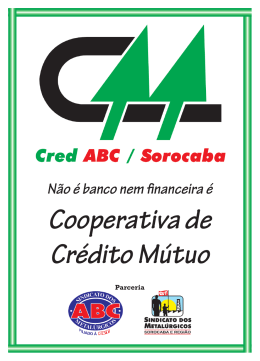 Cooperativa de Crédito - Sindicato dos Metalúrgicos de Sorocaba e
