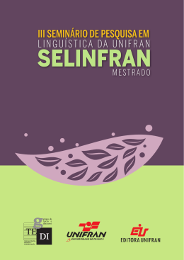 iii semin&aacute;rio de pesquisa em lingu&iacute;stica da unifran