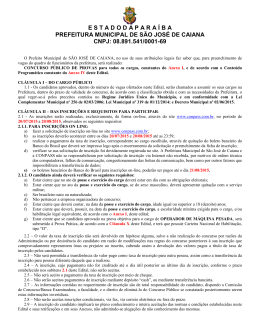 Abertura Edital