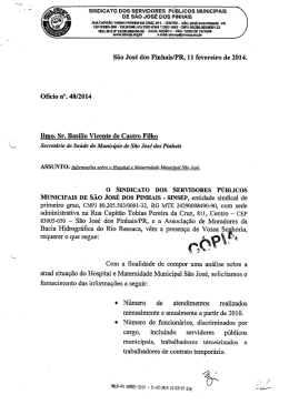 sindicato dos s&ccedil;rvidores p&uacute;&ecirc;li&ccedil;os municipais de sao jose