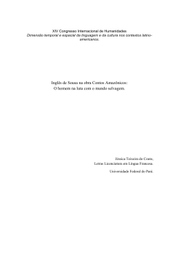 Ingl&ecirc;s de Sousa na obra Contos Amaz&ocirc;nicos