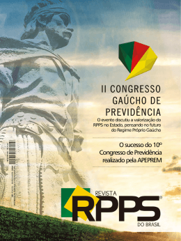 Revista RPPS 15º Edição Março/Abril 2014 Clique e