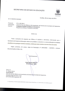 SECRETARIA DE ESTADO DA EDUCA&Ccedil;&Atilde;O