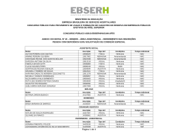 Anexo I do Edital n&ordm; 22 - Deferimento das inscri&ccedil;&otilde;es