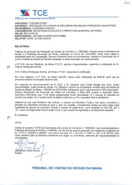 Í TCE - Portal do Tribunal de Contas do Estado da Bahia