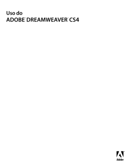 Utiliza&ccedil;&atilde;o do Adobe&reg; Dreamweaver&reg; CS4