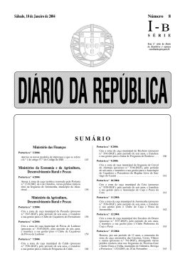 Portarias sobre atribui&ccedil;&atilde;o de Alvar&aacute;s [PDF / 7Mb]